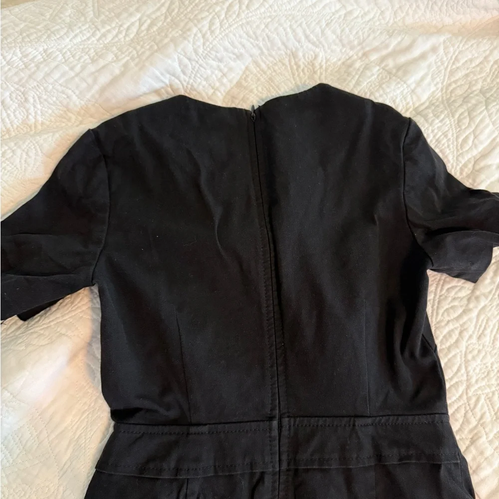 Banana Republic Black Sheath Dress short Sleeve Crew Neck - Picture 4 of 5